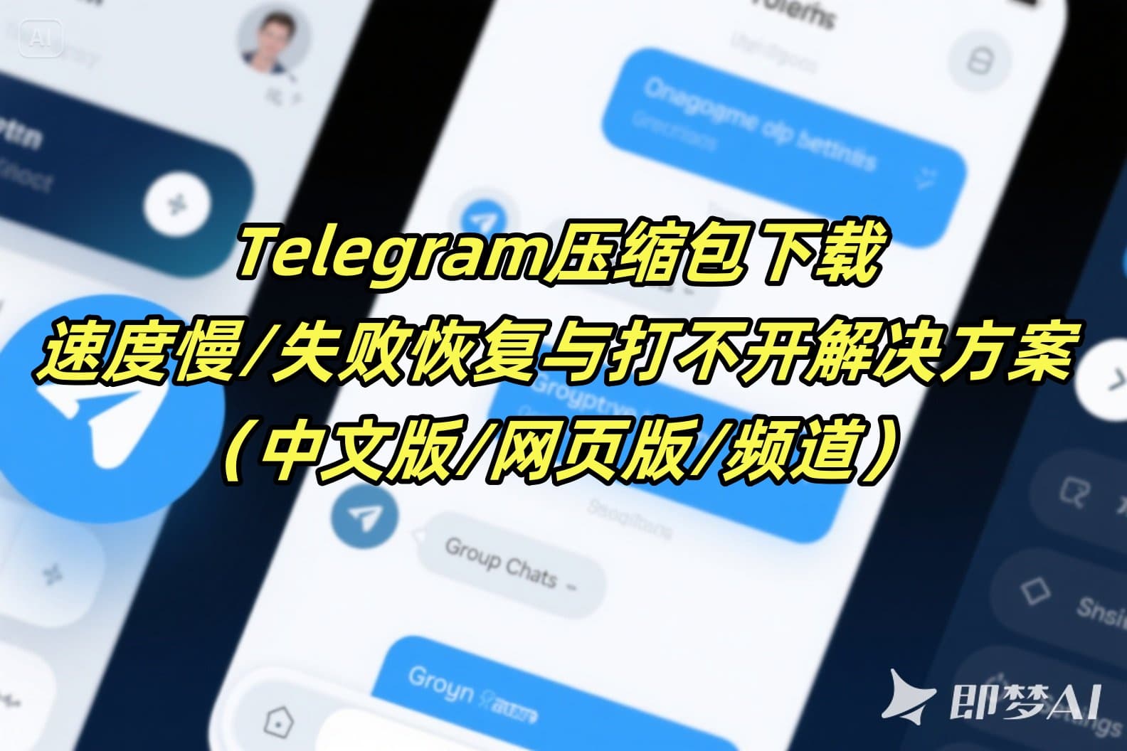 Telegram中文版压缩包下载慢怎么办？失败恢复与打不开解决方案